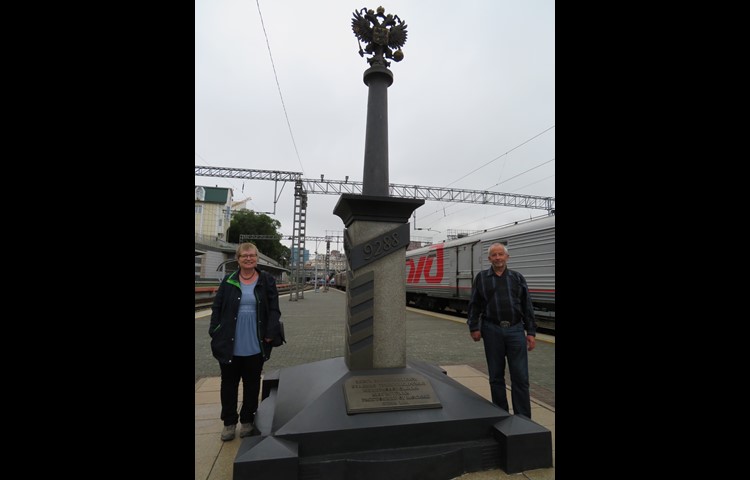 Anni und Roland Meier sind glücklich in Wladiwostok angekommen.