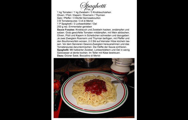 Spaghetti Foxaise