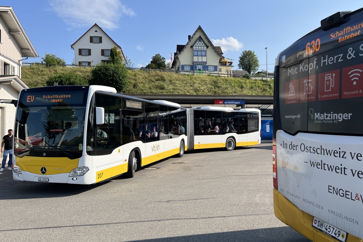 Die Linie 630 verkehrt zurzeit ab Andelfingen – ab Montag aber nur bis Dachsen.