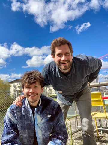 Florian Butsch (links) und Dominik Widmer sind Experten in Sachen Lampenfieber.