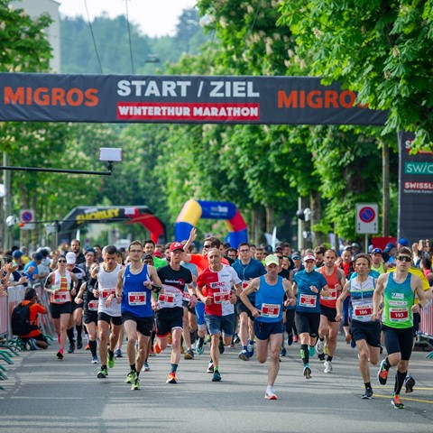 Ein letztes Mal Winterthur Marathon: Ab dem nächsten Jahr ändern sich der Name und die Distanzen.