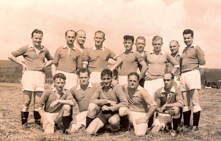Ein Mannschaftsbild aus den späten 1940er-Jahren …