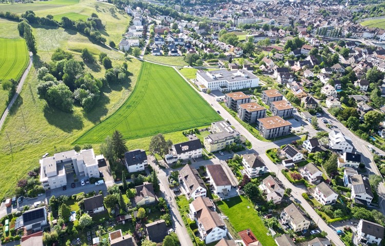 Das Gebiet Toggenburg (grüne Fläche) kann nun überbaut werden.