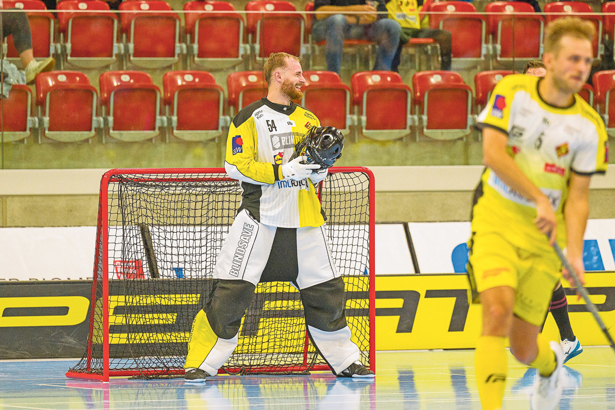 Nick Schüpbach, langjähriger Goalie des HC Rychenberg, beendet seine Karriere im Leistungssport.