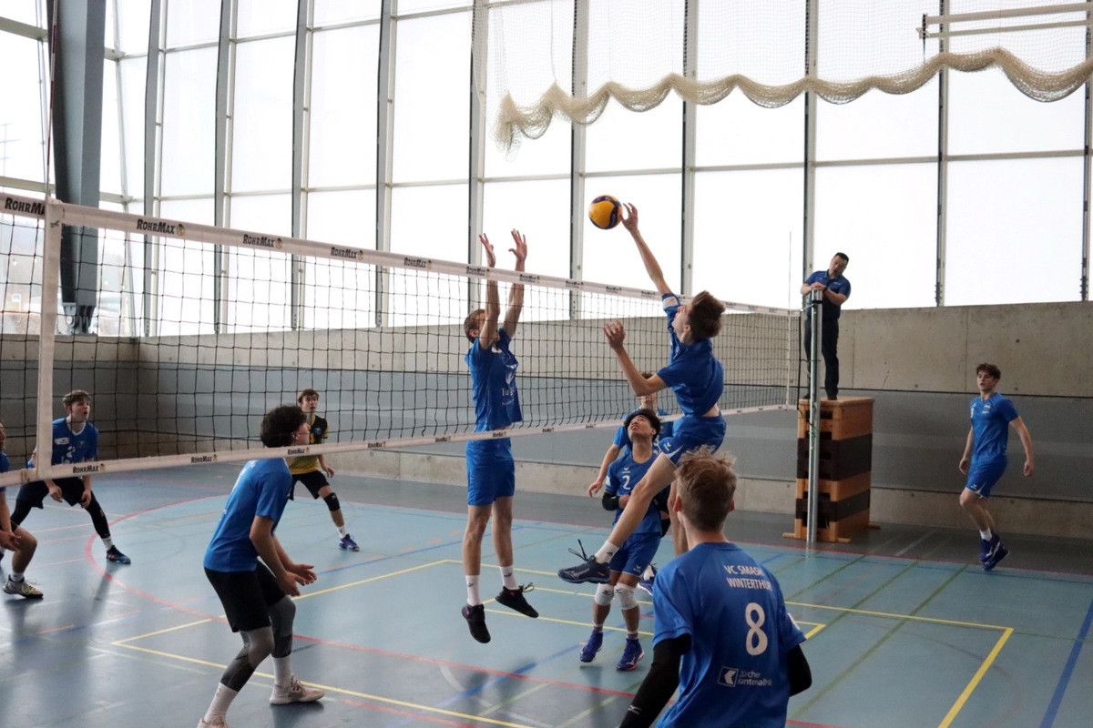 Der VC Smash Winterthur geniesst in Wiesendangen Heimvorteil.