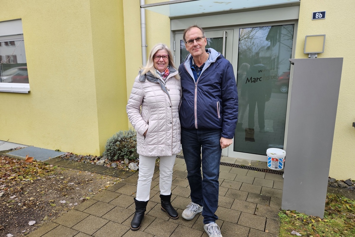 Blandina und Michael Schär blicken auf eine schöne Zeit mit der Wohngruppe Marchstei zurück.