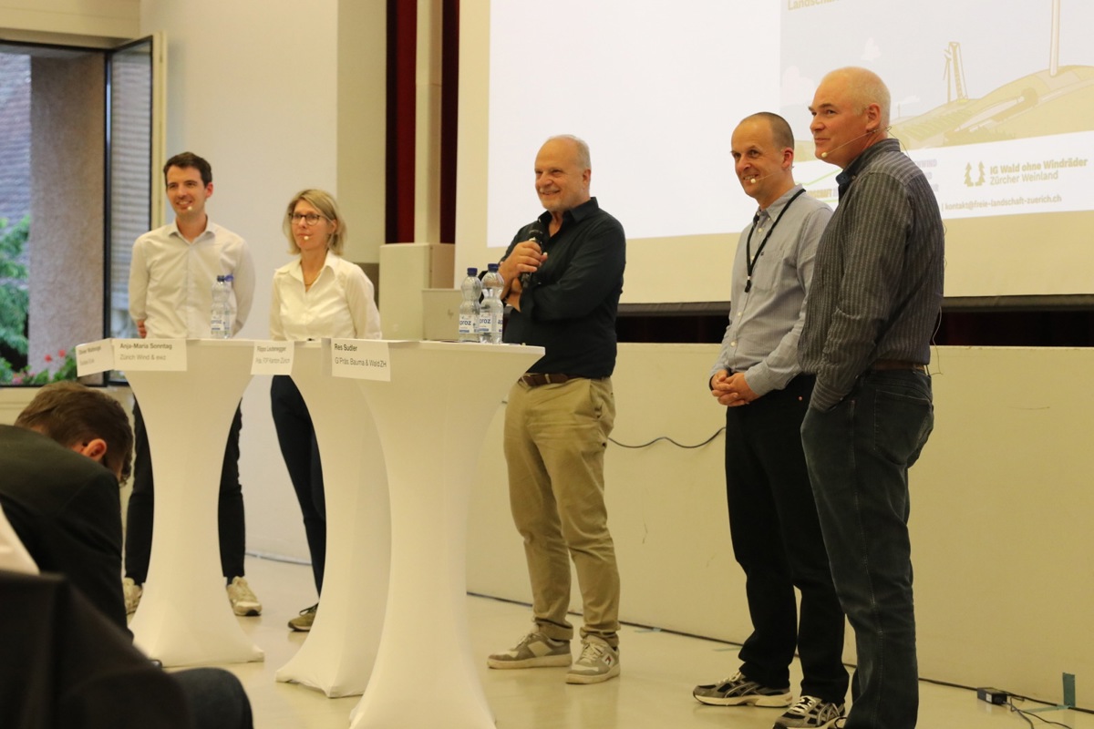 Von links: Olivier Waldvogel, Anja-Maria Sonntag, Filippo Leutenegger, Martin Maletinsky und Res Sudler.