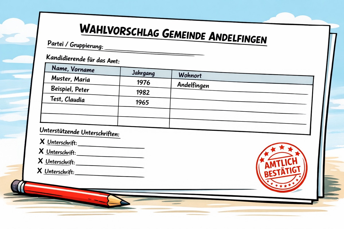 Sind die Unterschriften Teil des Wahlvorschlags? Das können die Gemeinden selbst entscheiden. Sicher ist: Änderungen an den Kandidierenden selbst sind nach Ablauf der zweiten Frist nicht mehr möglich.