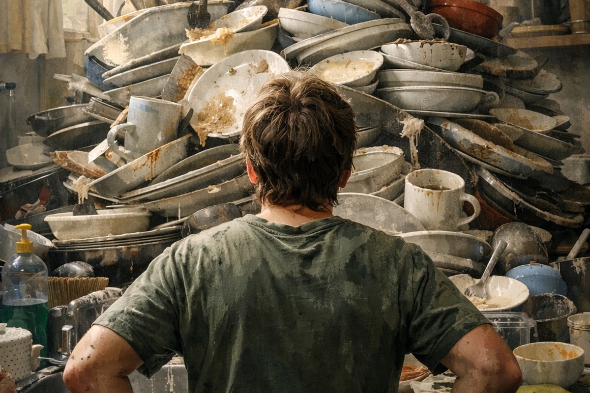 Auch vermeintlich leichte Aufgaben, wie den Abwasch zu erledigen, kann sich für Personen mit ADHS so überfordernd anfühlen wie die Besteigung des Mount Everest (Symbolbild).