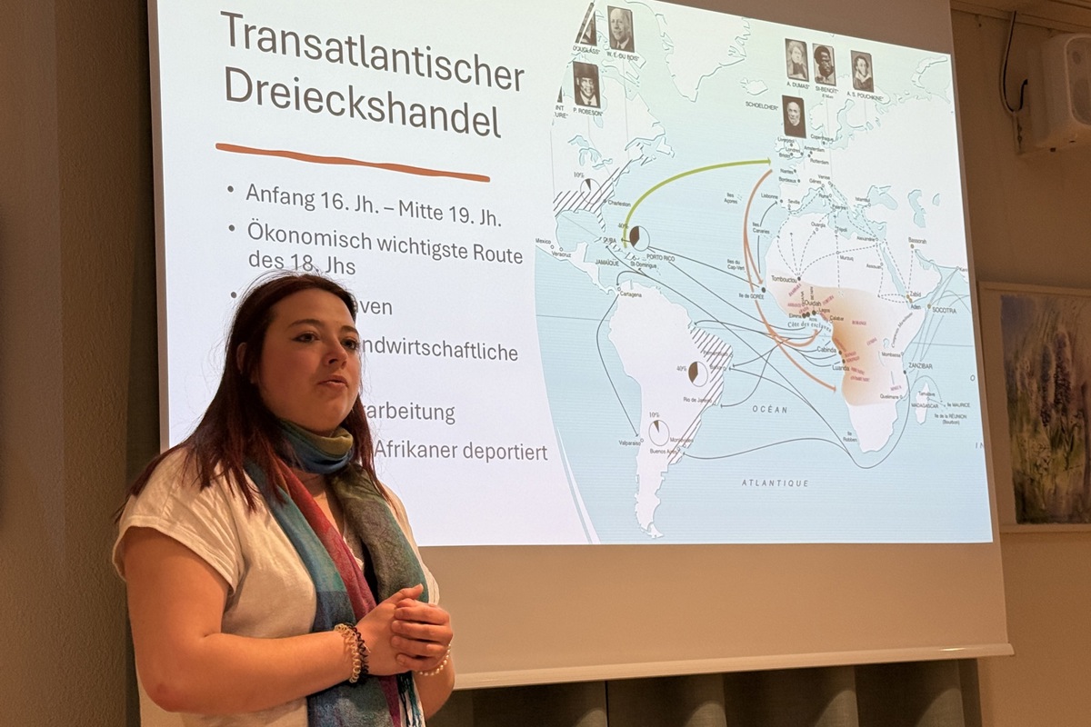 Historikerin Natalie von Riedmatten berichtete bei «Frauen unterwegs» vom Kolonialhandel, der sich bis heute auch auf Winterthur auswirkt.