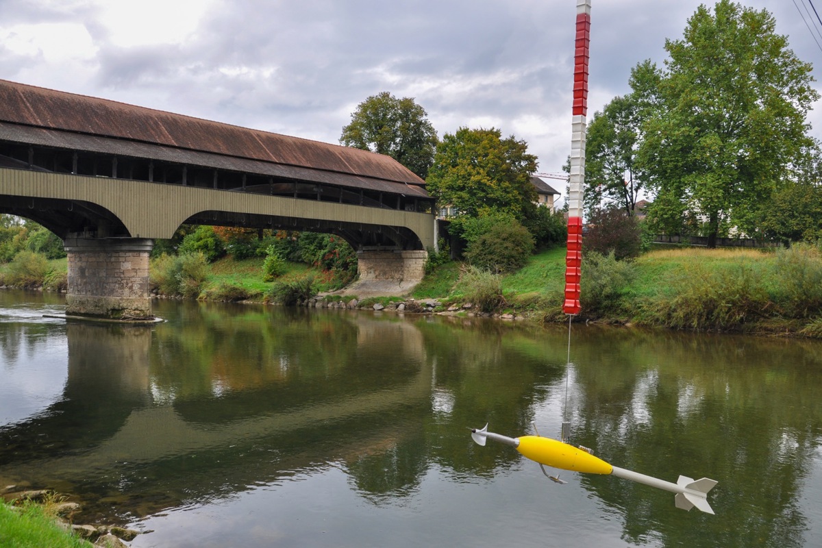 Bei der hydrometrischen Messstation Andelfingen wird der «Abfluss» der Thur