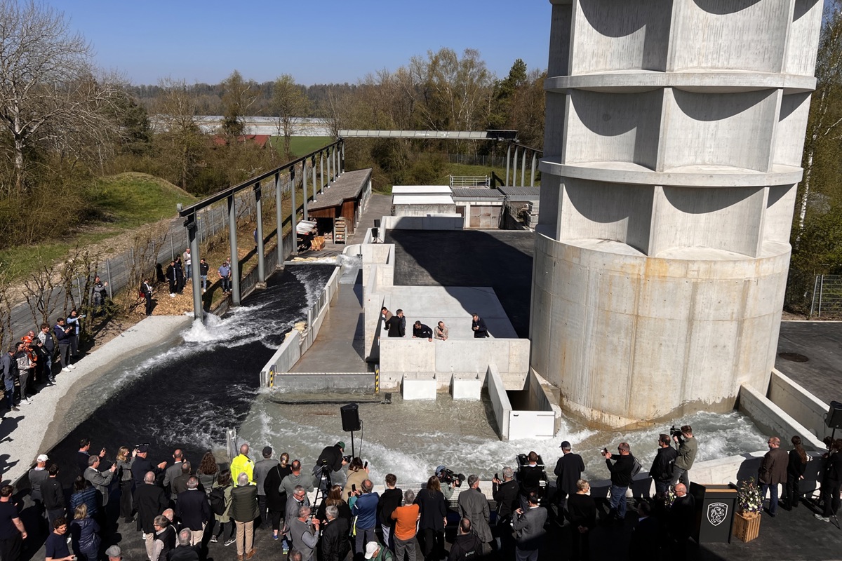 Im April 2025 wurde die Flutungsanlage feierlich eröffnet. Nun ist die Bevölkerung eingeladen.