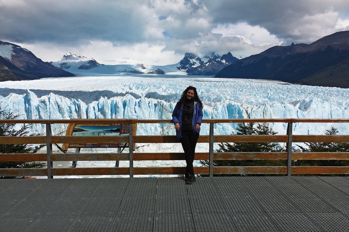 Leila El Benna in Argentinien kurz vor dem Abbruch ihrer Südamerikareise.