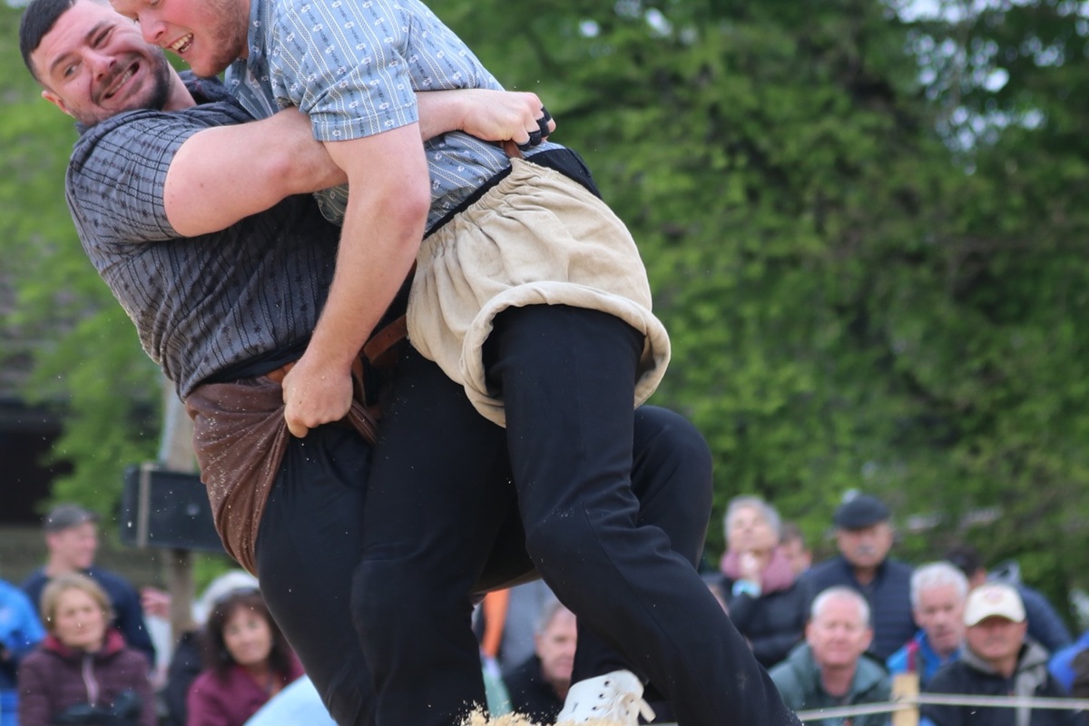 Samir Leuppi und Philipp Lehmann (rechts) trafen im Schlussgang aufeinander.