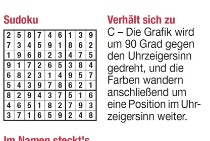 Ausgabe vom Dienstag, 19. August. Teil 1.