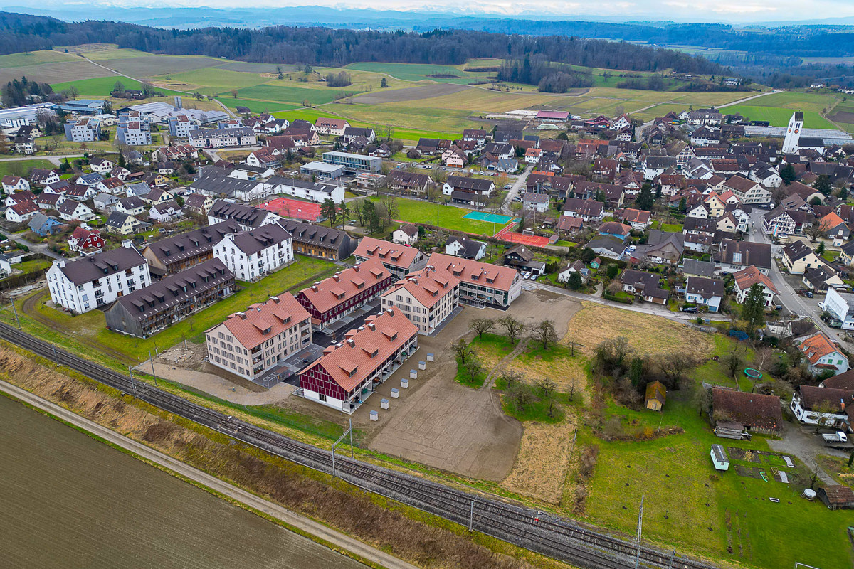 Eine der beiden letzten Reservezonen liegt im Orenberg rechts neben den Neubauten.