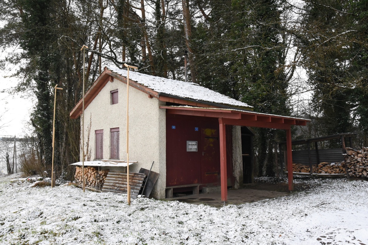 Die jetzige Pfadihütte bietet acht Schlafplätze