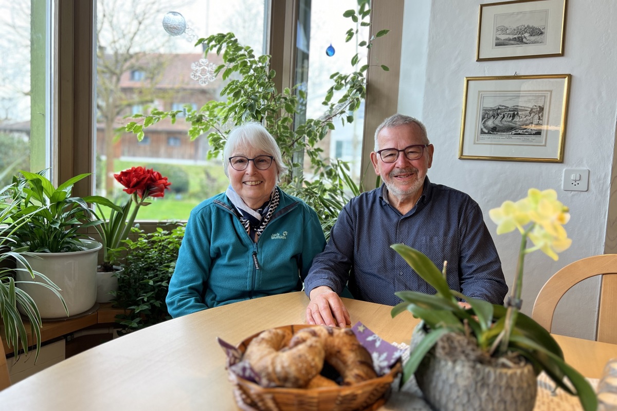 Verena und Kurt Stäheli überlassen ihr Haus einer jungen Familie.