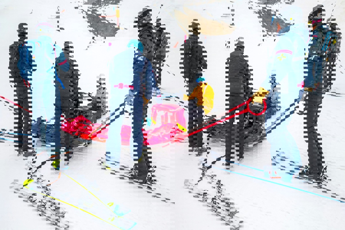 Auf Skipisten ist Vorsicht geboten.