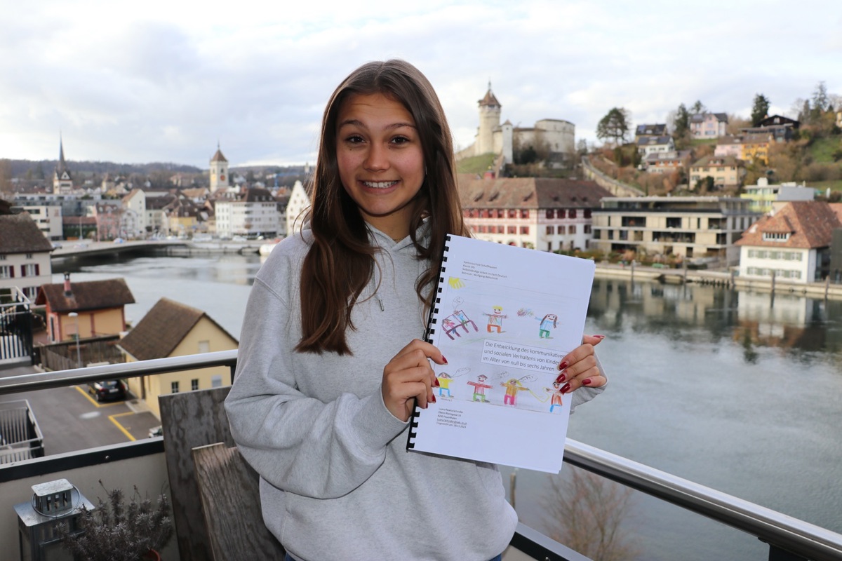 Luana Schindler ging in ihrer Selbständigen Arbeit dem kommunikativen und sozialen Verhalten von kleinen Kindern auf den Grund.