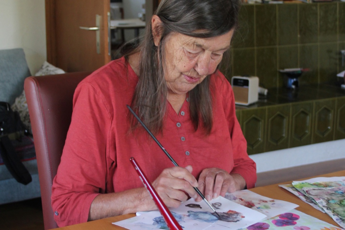 Landschaften, Blumen und Wasser faszinieren Hedy Menzi-Kaderli.