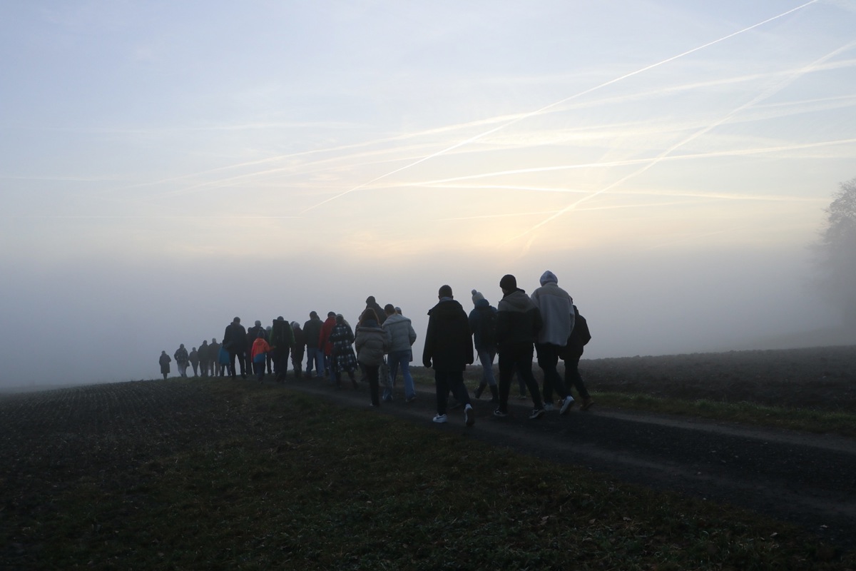 Das Neujahrswetter – unten grau