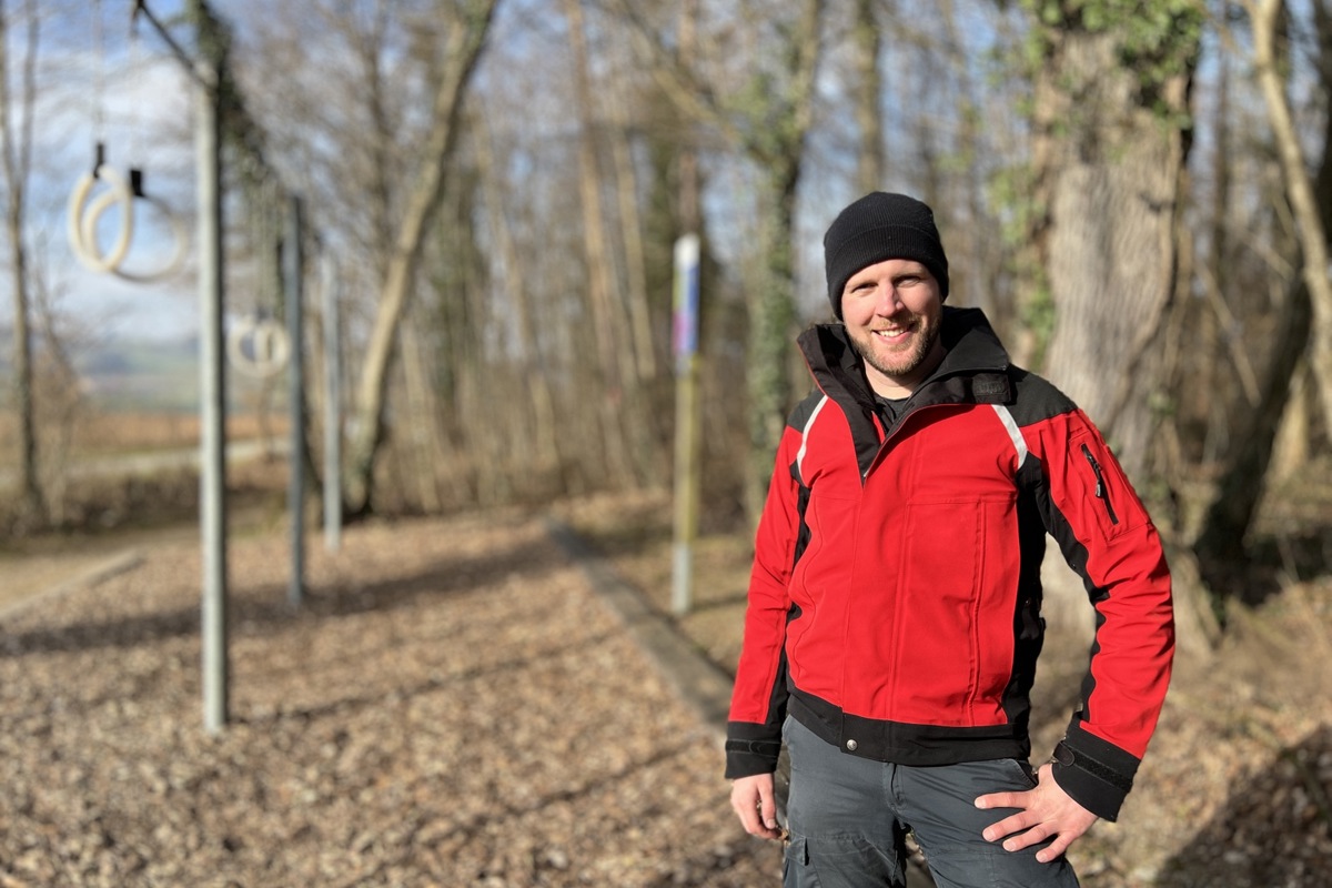 Benjamin Kistner und der Forst Kleinandelfingen führen nächste Woche im Isenbergwald einen Holzschlag durch.