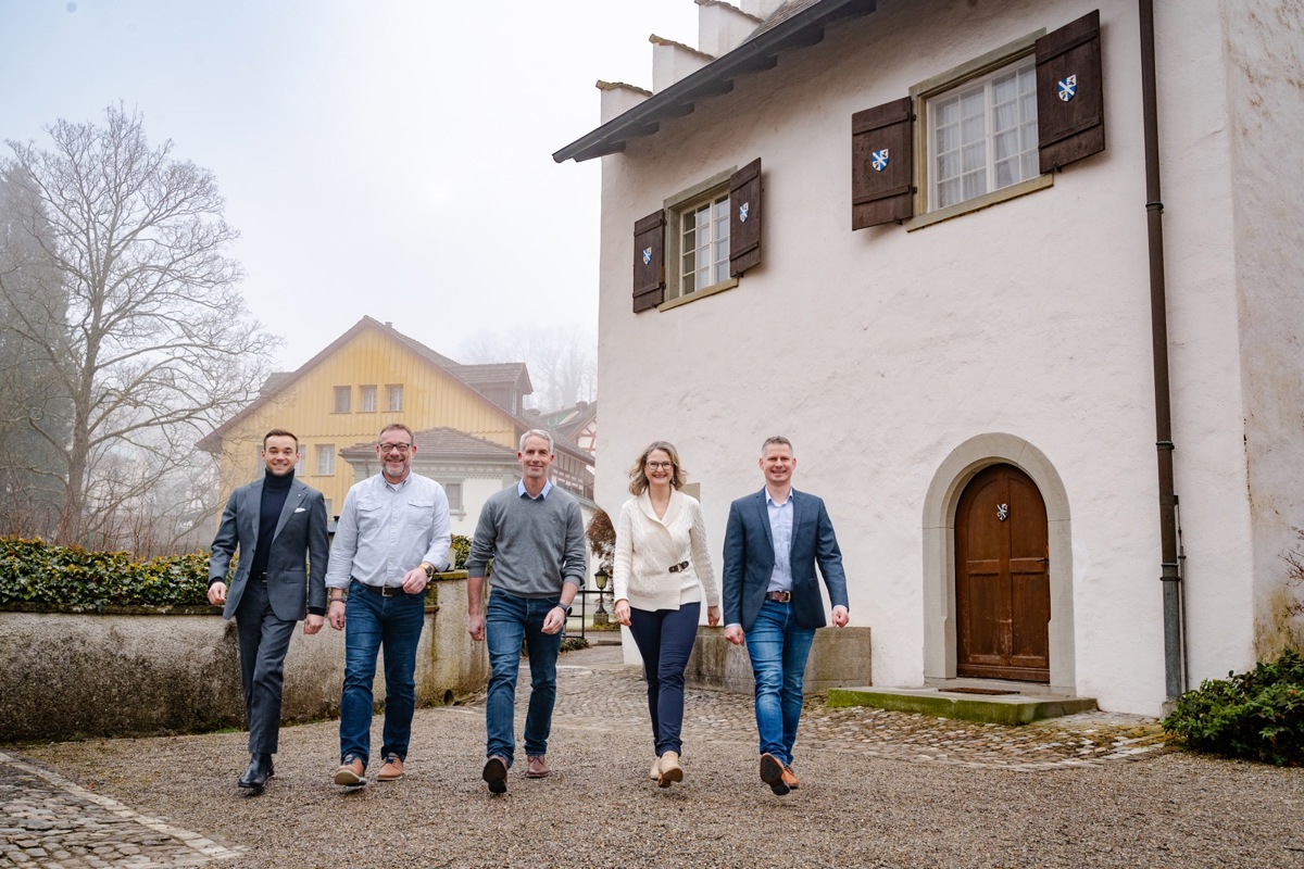 EVP, FDP, GLP, SP und SVP stellen sich für den Gemeinderat hinter (von links) Luca Ehrismann, Markus Tunkel, Dani Grab, Marianne Schaub und Erwin Moser.