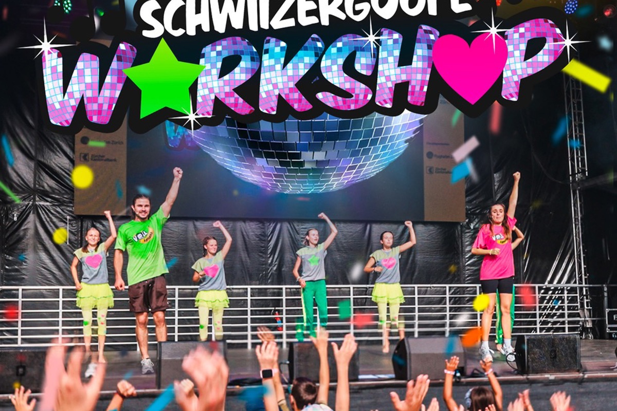 Nicht nur dabei sein – Kinder und Familien können an der Dorfet beim Workshop der Schwiizergoofe mitmachen, oder die Villa Arbenz besuchen.