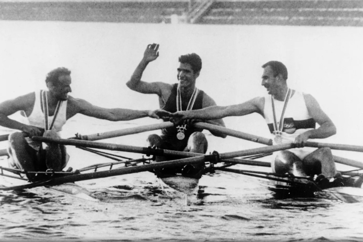 Göpf Kottmann (links) gewann 1964 bei Olympia in Tokio die Bronzemedaille.